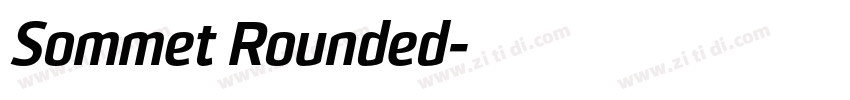 Sommet Rounded字体转换